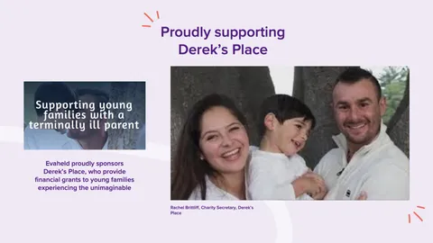 Proudly supporting Derek's Place: Creating Lasting Memories and Support for Families in Need