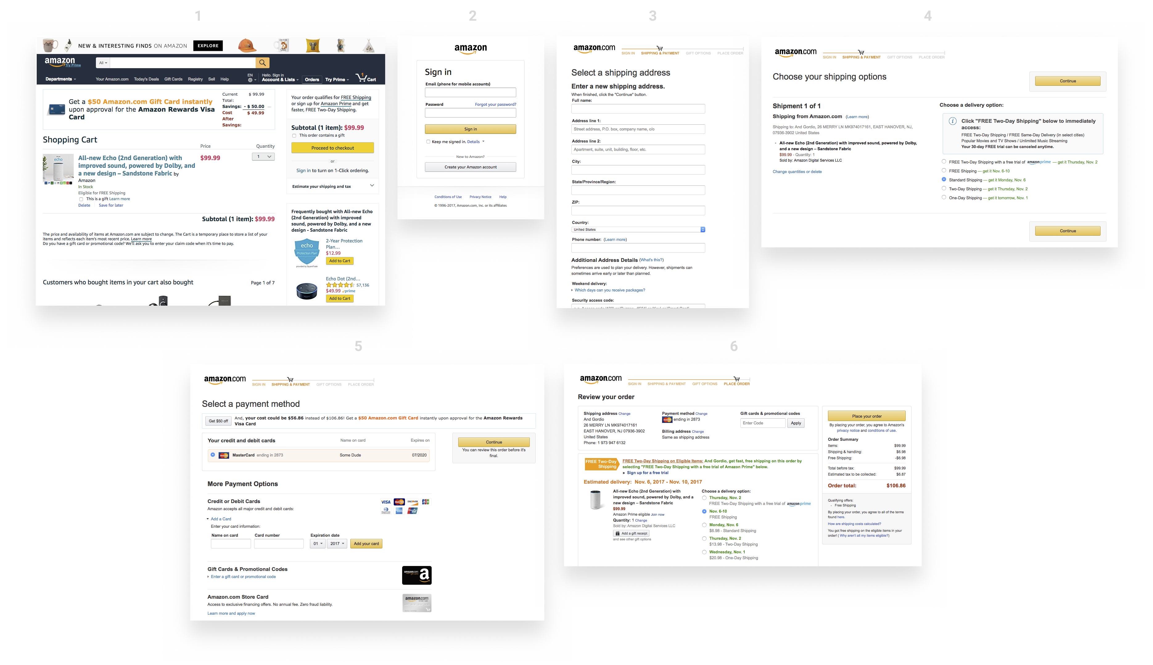 Amazon Checkout Redesign Exercise —Part I: Navigation | by And Gordy | Mockupless | Medium
