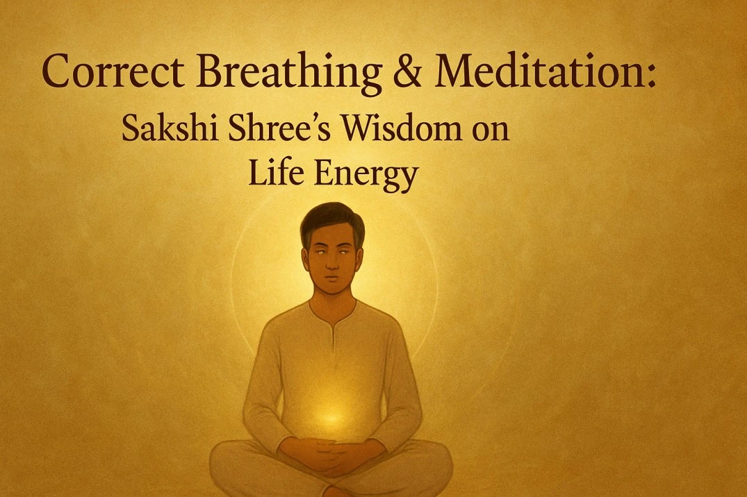 Correct Breathing & Meditation: Sakshi Shree’s Wisdom on Life Energy