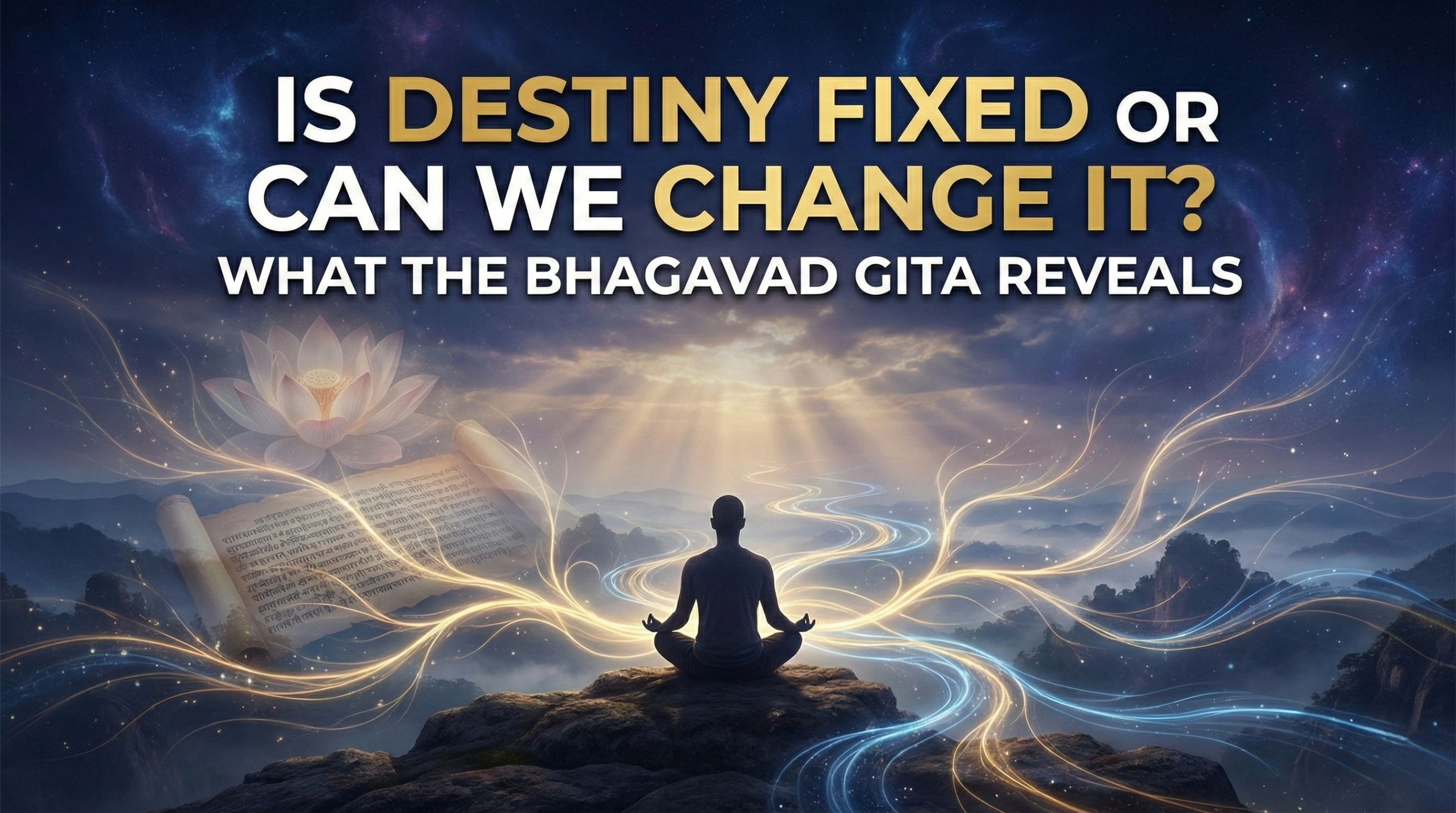 Is Destiny Fixed or Can We Change It? What the Bhagavad Gita Reveals