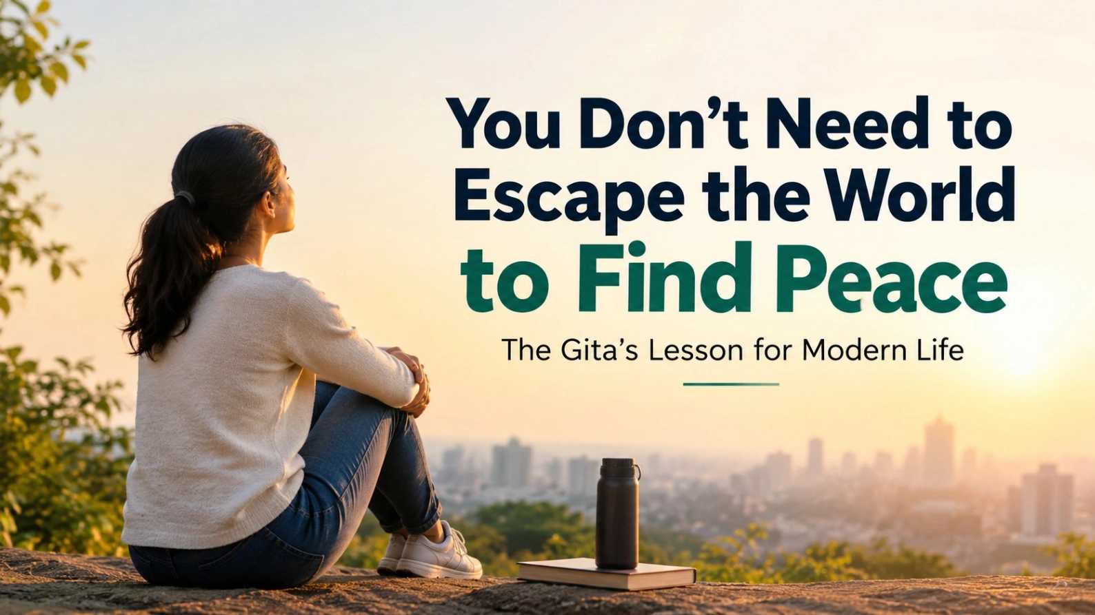 You Don’t Need to Escape the World to Find Peace: The Gita’s Lesson for Modern Life