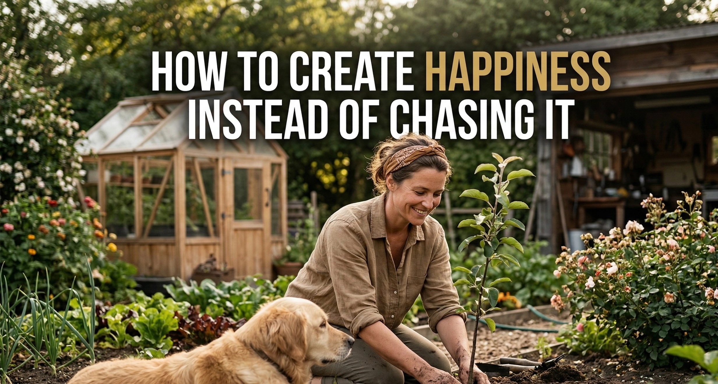 How to Create Happiness Instead of Chasing It
