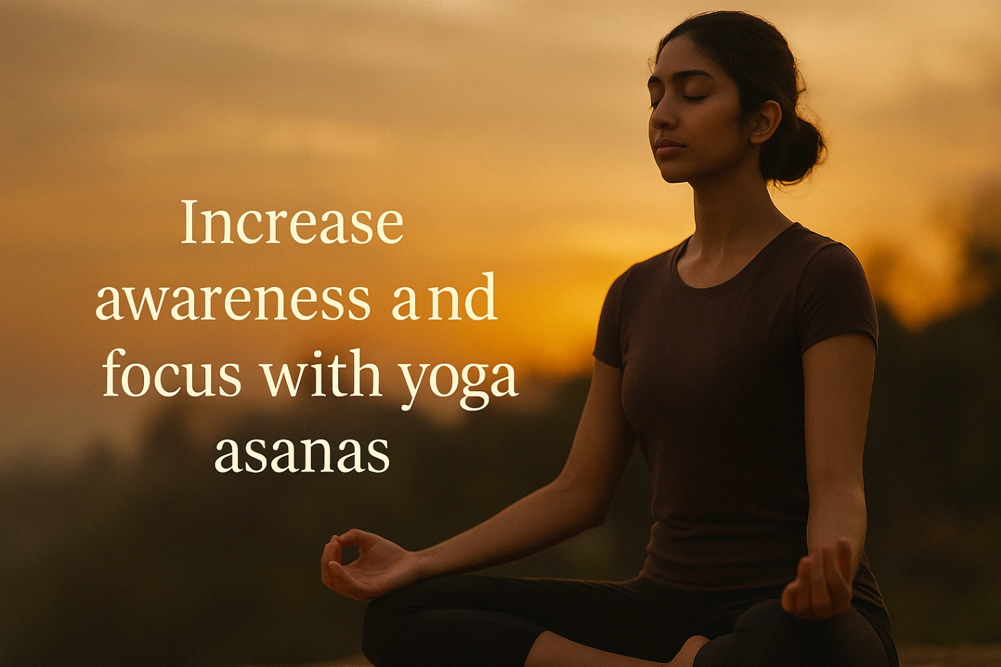 Mid-blog image of Indian woman practicing yoga asanas for mental health and mindfulness.