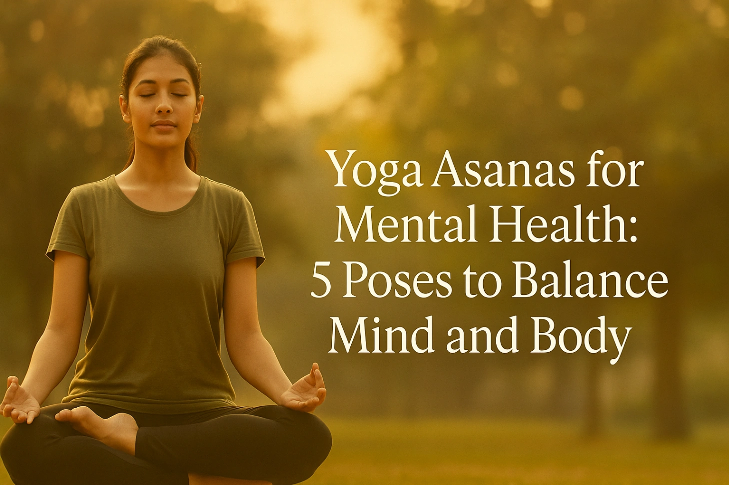 Yoga Asanas for Mental Health: 5 Poses to Balance Mind and Body