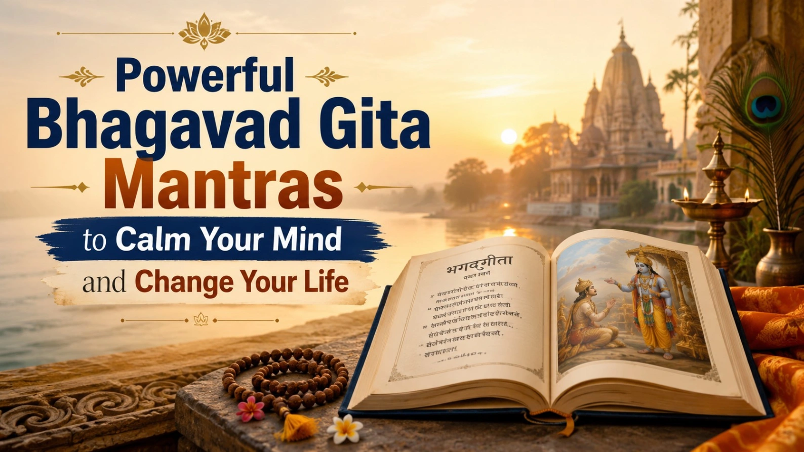 Powerful Bhagavad Gita Mantras to Calm Mind and Change Life