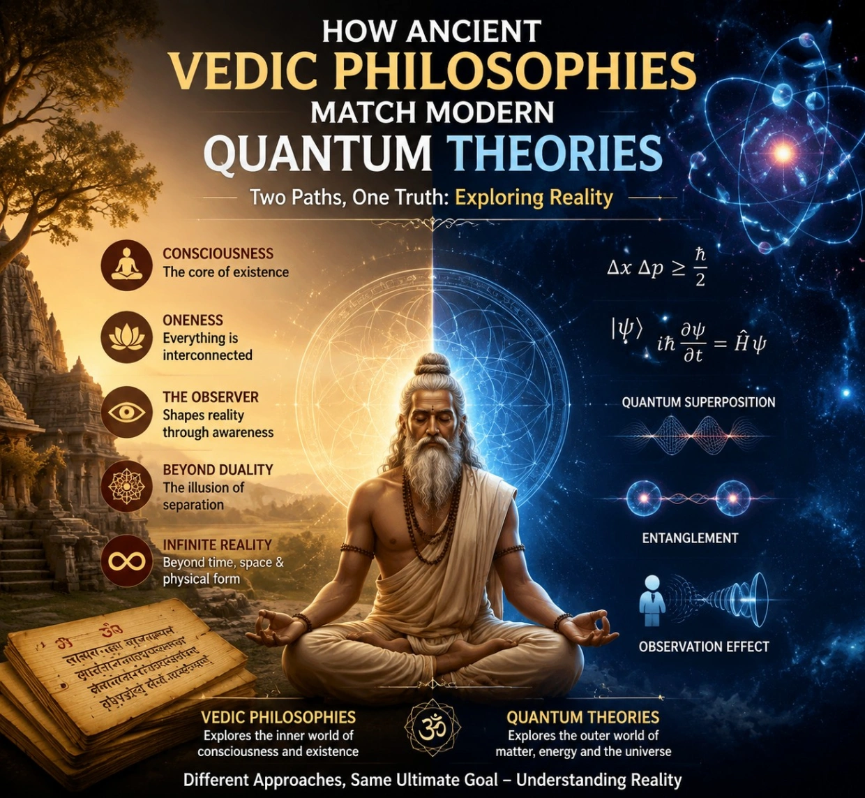 How Ancient Vedic Philosophies Match Modern Quantum Theories