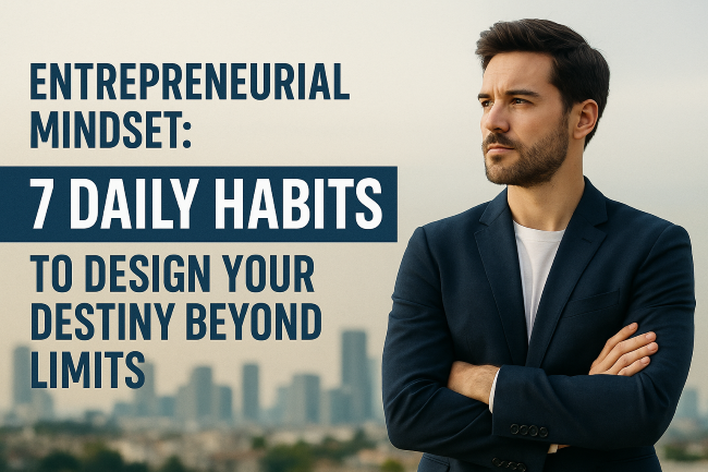 Entrepreneurial Mindset: 7 Daily Habits to Design Your Destiny Beyond Limits