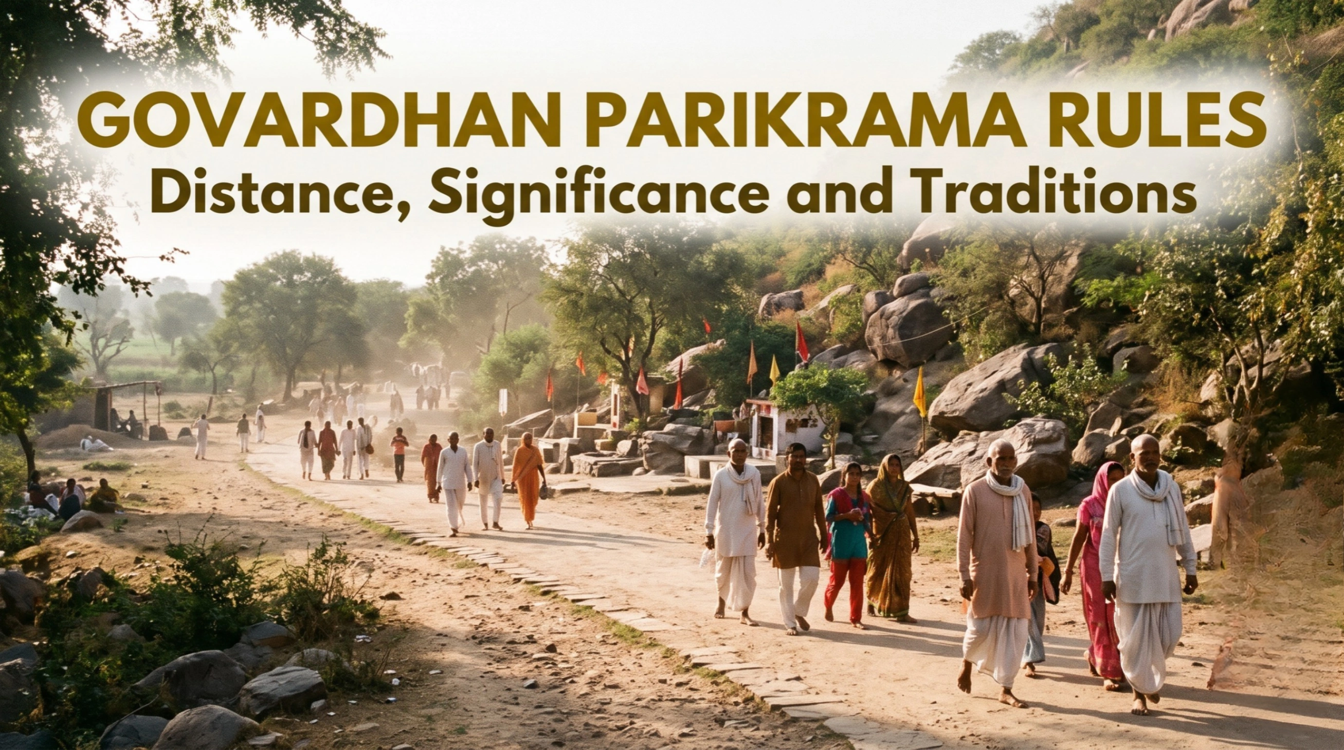 Govardhan Parikrama Rules:Distance, Significance & Traditions
