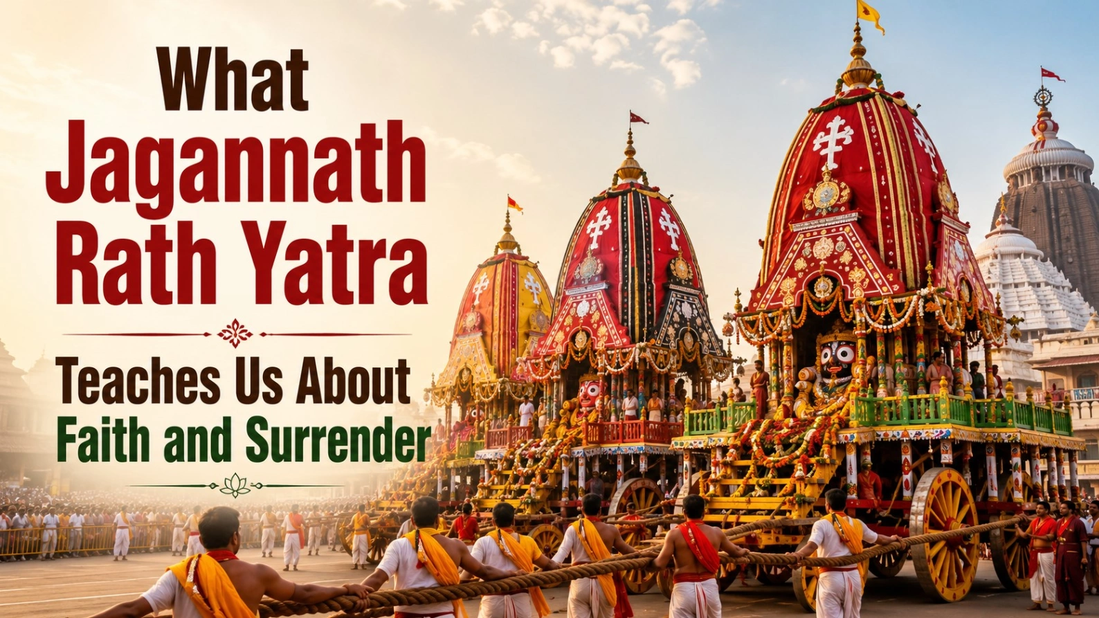 What Jagannath Rath Yatra Teaches About Faith and Surrender