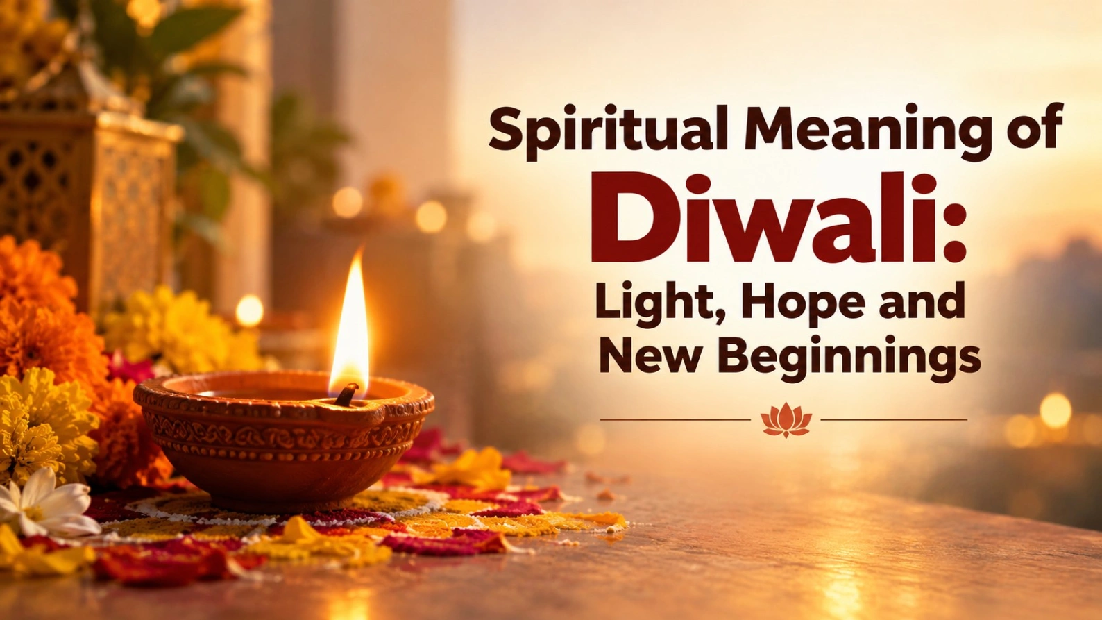 Spiritual Meaning of Diwali: Light, Hope and New Beginnings