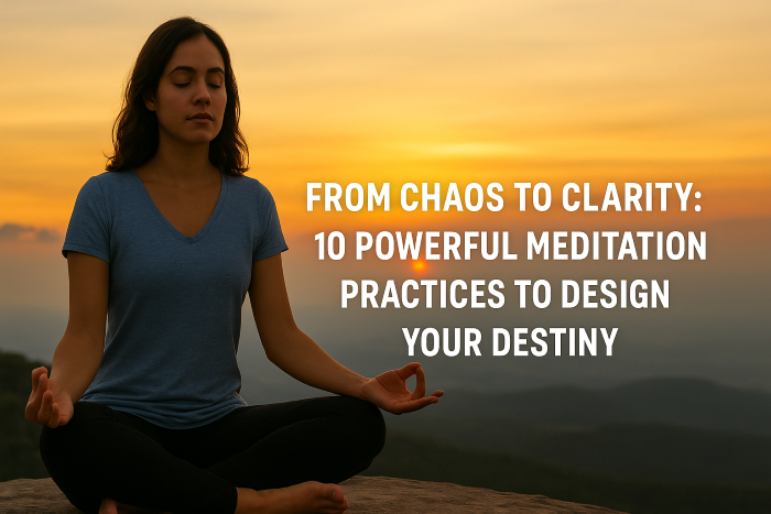 From Chaos to Clarity: 10 Powerful Meditation Practices to Design Your Destiny