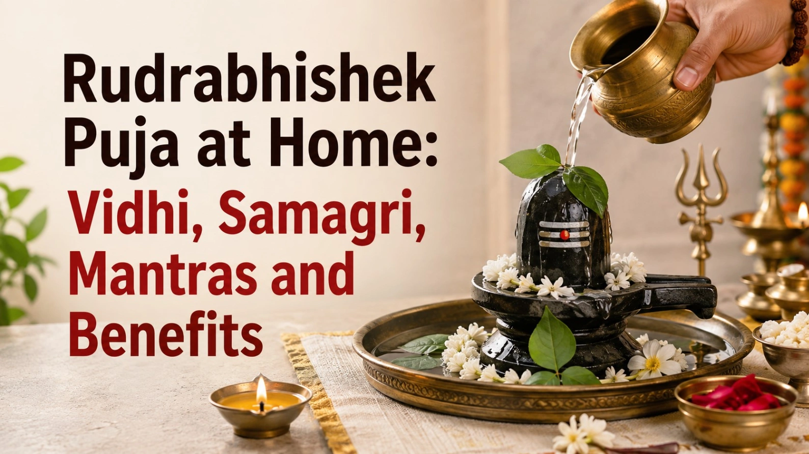 Rudrabhishek at Home: Vidhi, Samagri, Mantras and Benefits