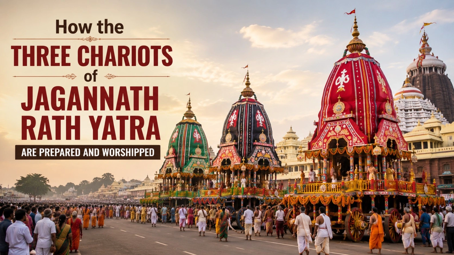 Jagannath Rath Yatra: Three Chariots and Their Worship