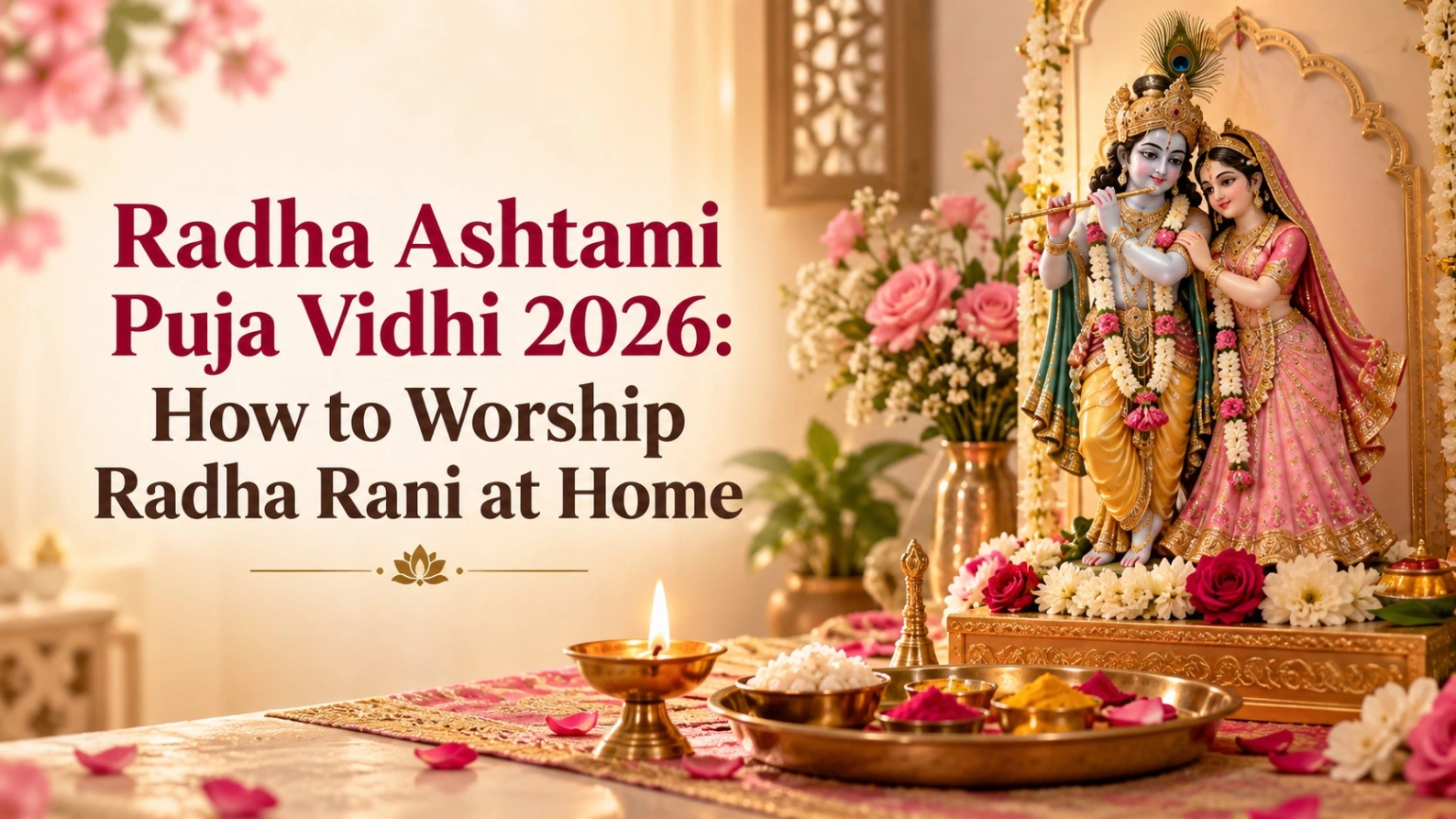 Radha Ashtami Puja Vidhi: How to Worship Radha Rani at Home