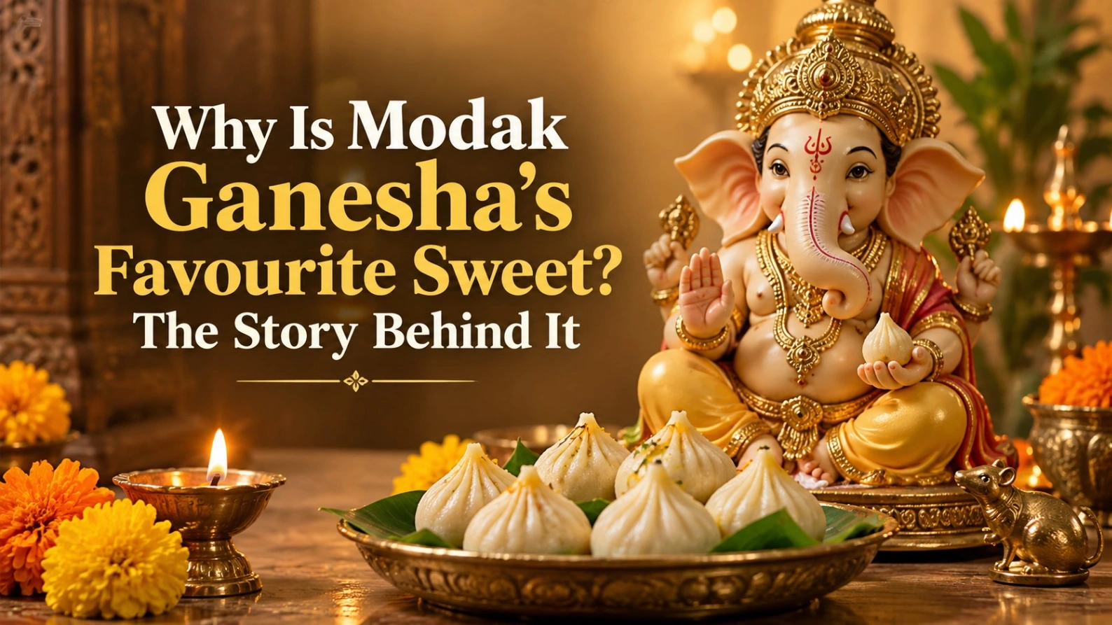 Why Is Modak Ganesha’s Favourite Sweet? The Story Behind It