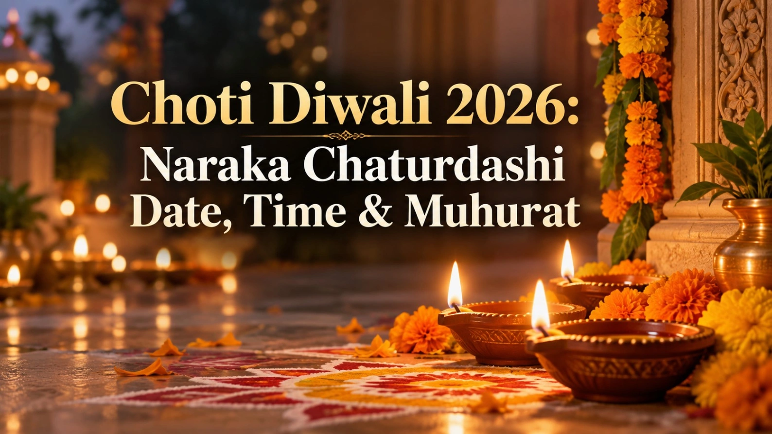 Choti Diwali 2026: Naraka Chaturdashi Date, Time & Muhurat
