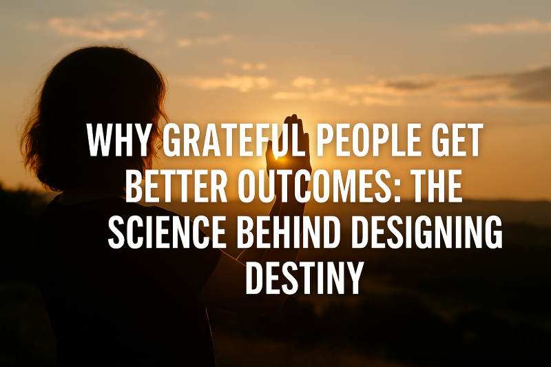 Why Grateful People Get Better Outcomes: The Science Behind Designing Destiny