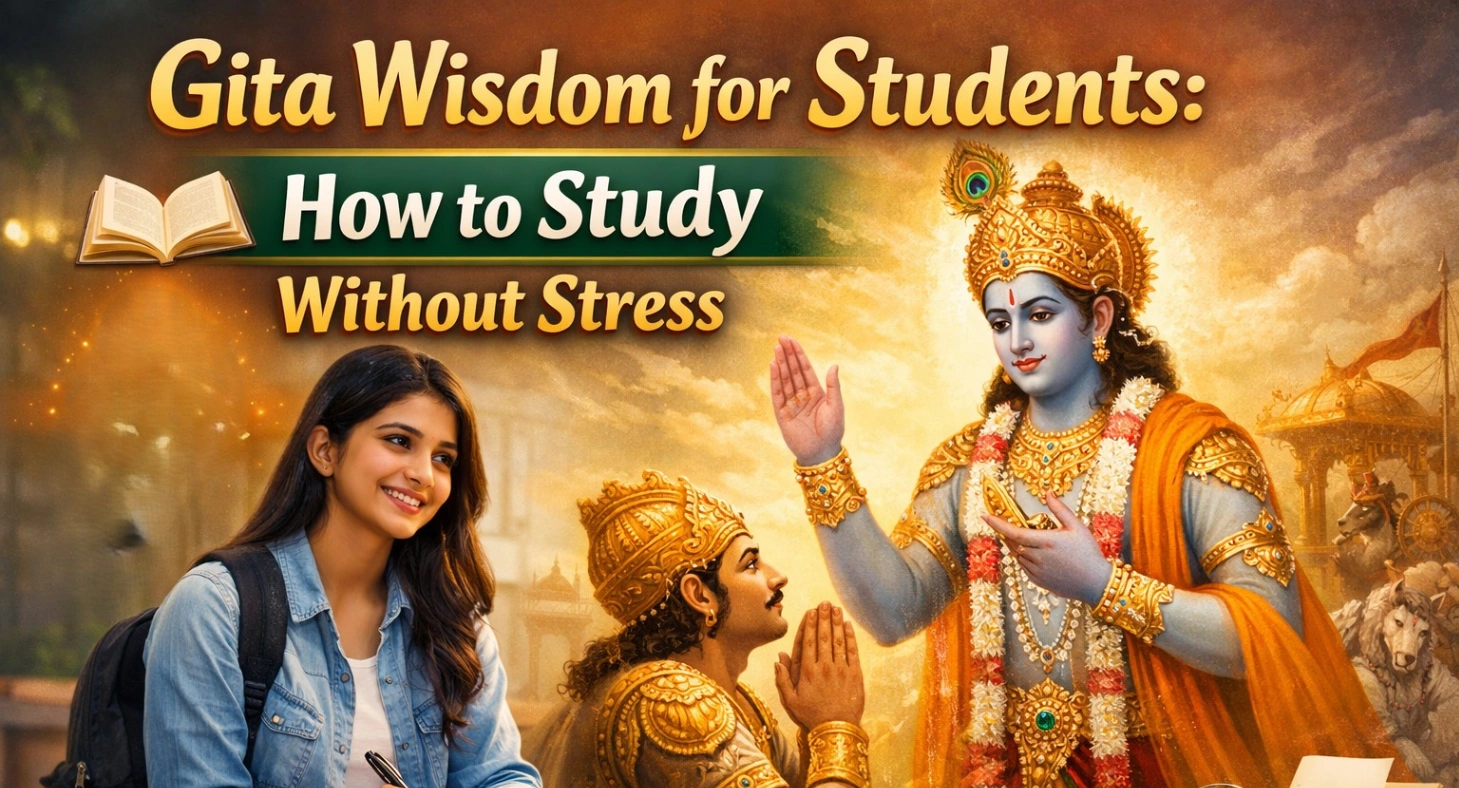 Gita Wisdom for Students: How to Study Without Stress
