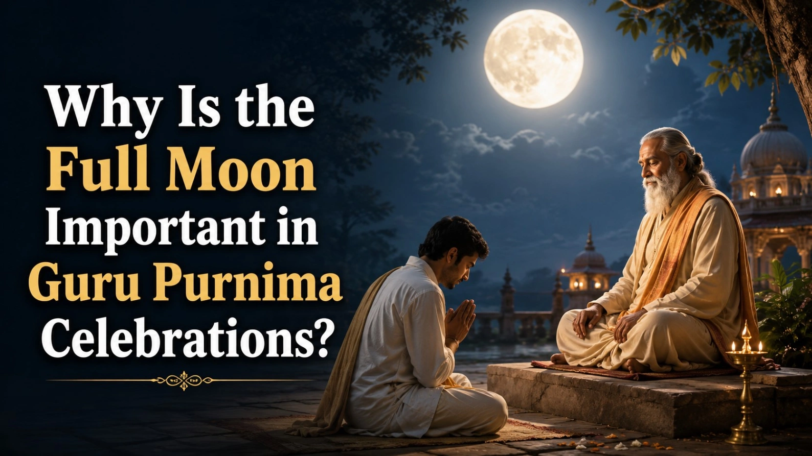 Why Is the Full Moon Important in Guru Purnima Celebrations?