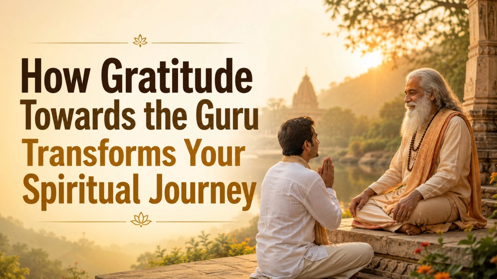 How Gratitude Towards Guru Transforms Your Spiritual Journey