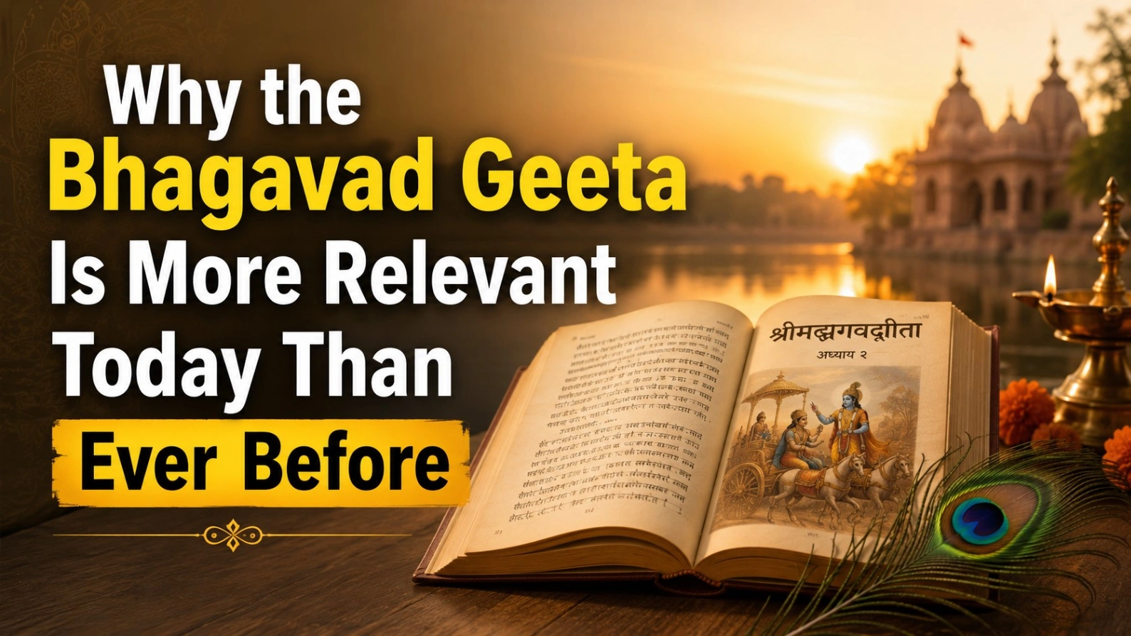 Why Bhagavad Geeta Is More Relevant Today Than Ever Before