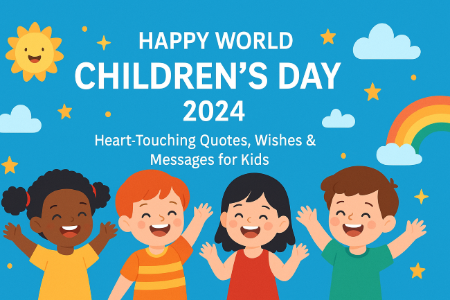 Happy World Children’s Day 2024: Heart-Touching Quotes, Wishes & Messages for Kids