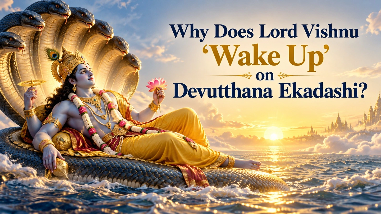 Why Does Lord Vishnu Wake Up on Devutthana Ekadashi?