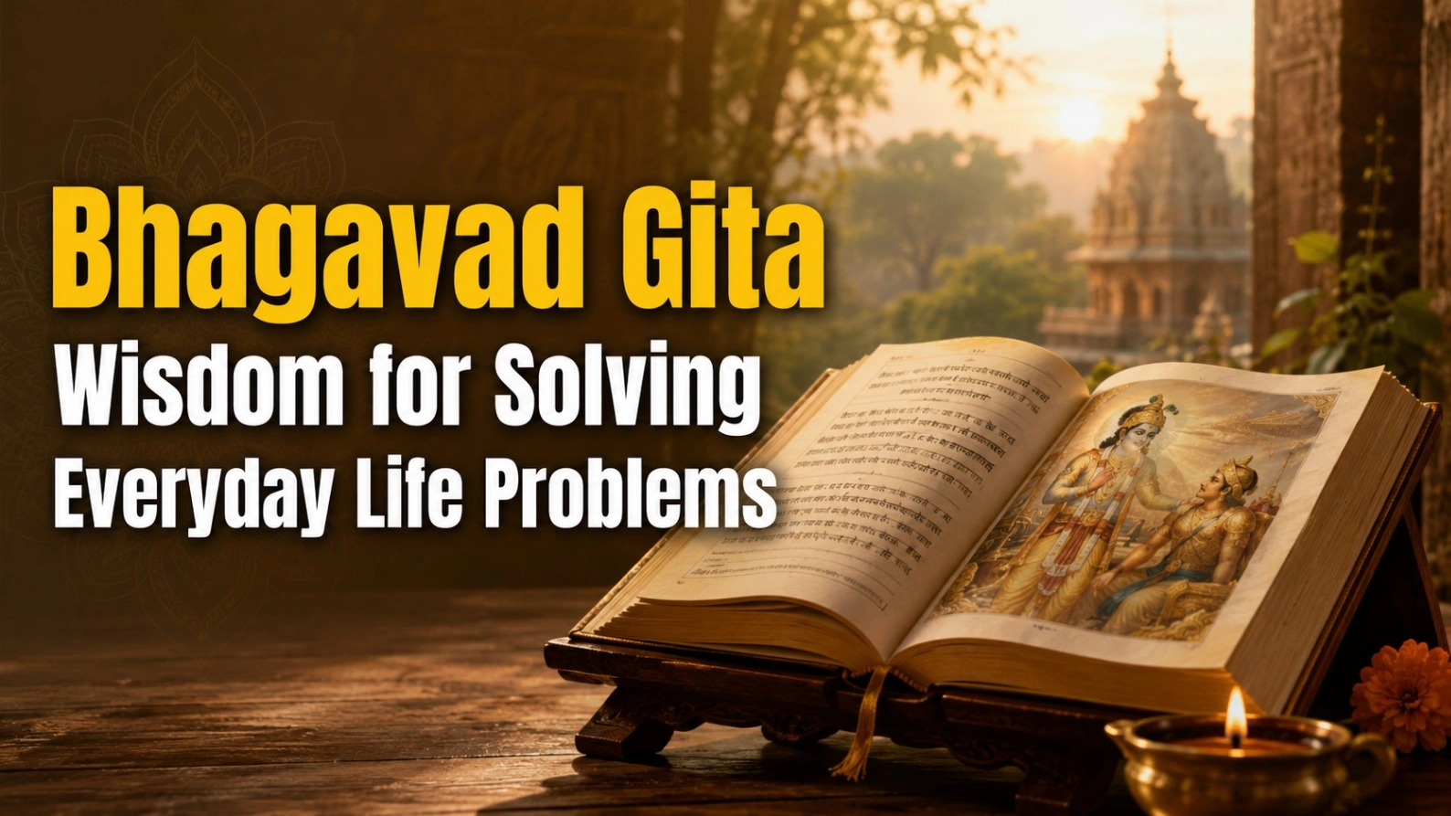Bhagavad Gita Wisdom for Solving Everyday Life Problems