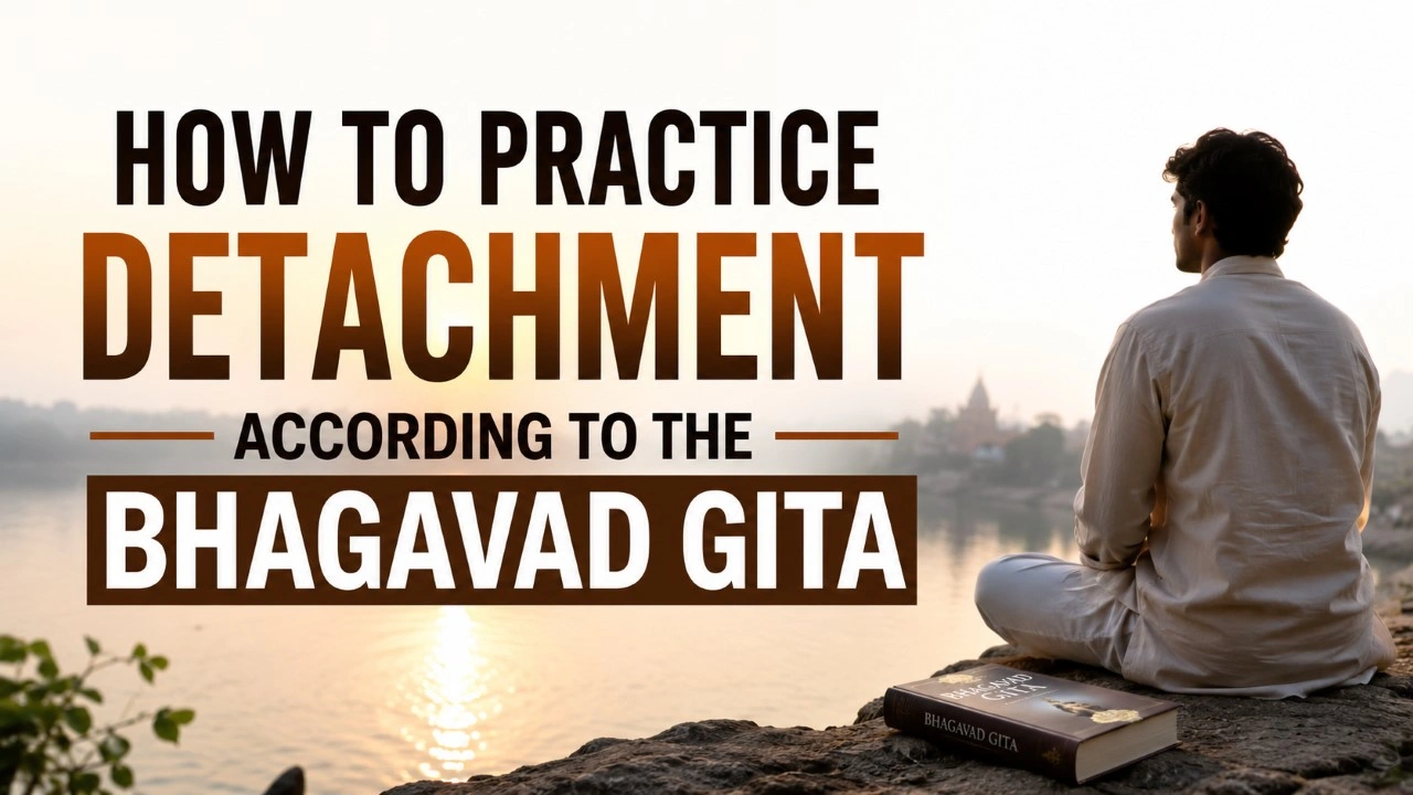 How to Practice Detachment According to the Bhagavad Gita