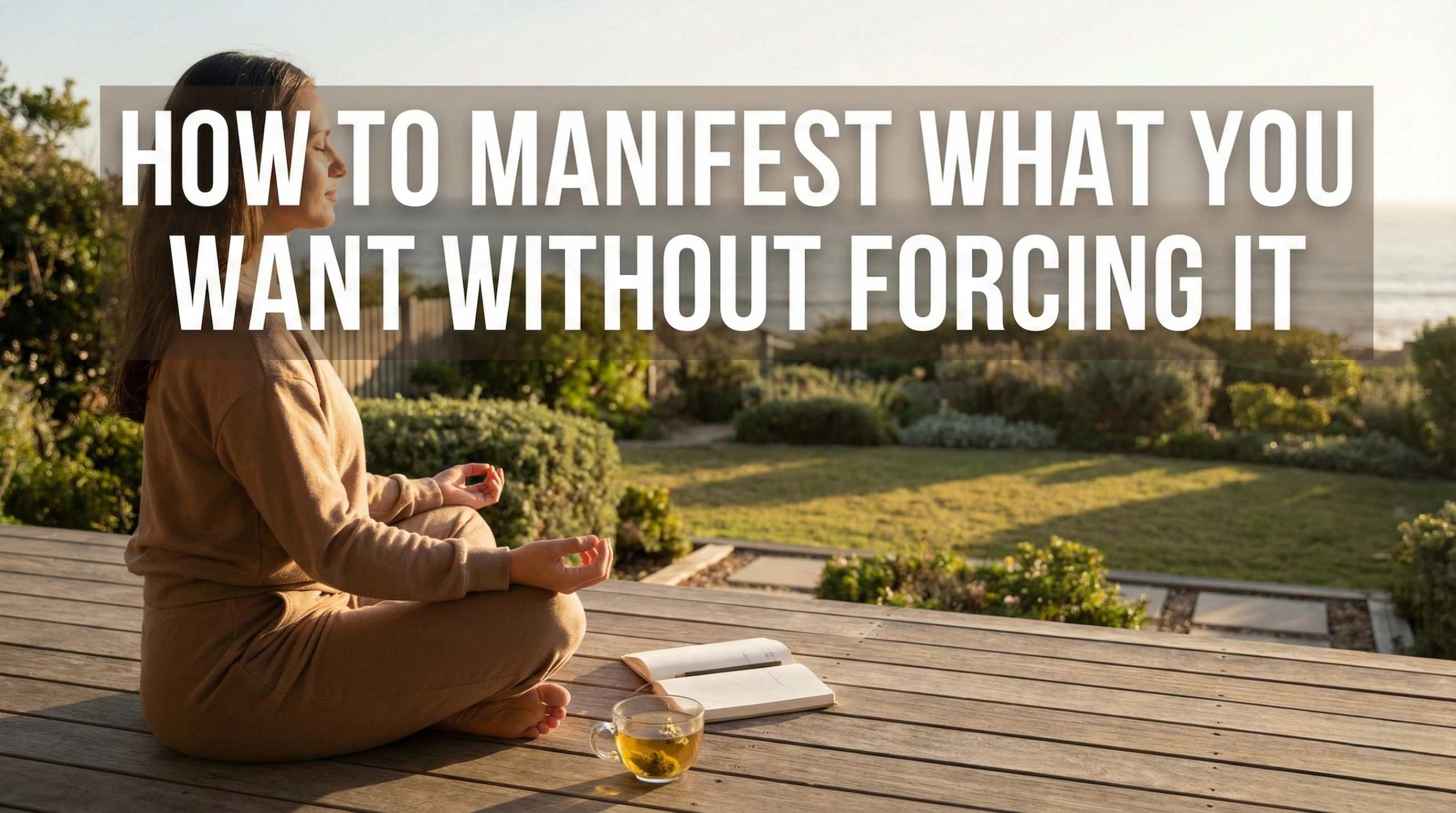 How to Manifest What You Want Without Forcing It