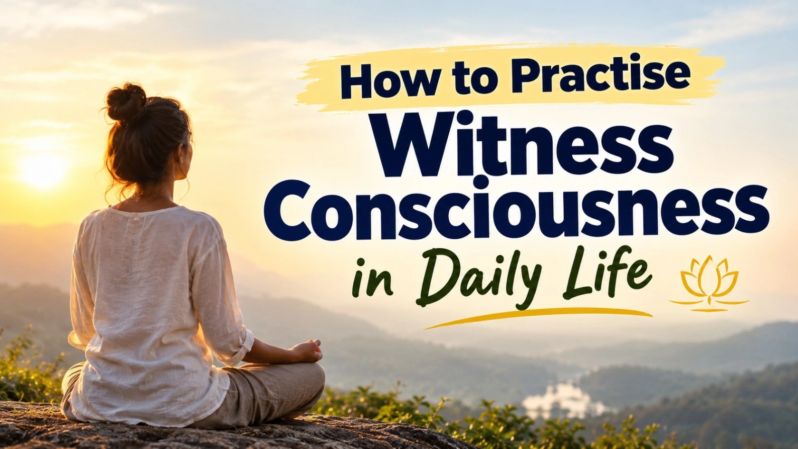 How to Practise Witness Consciousness in Daily Life