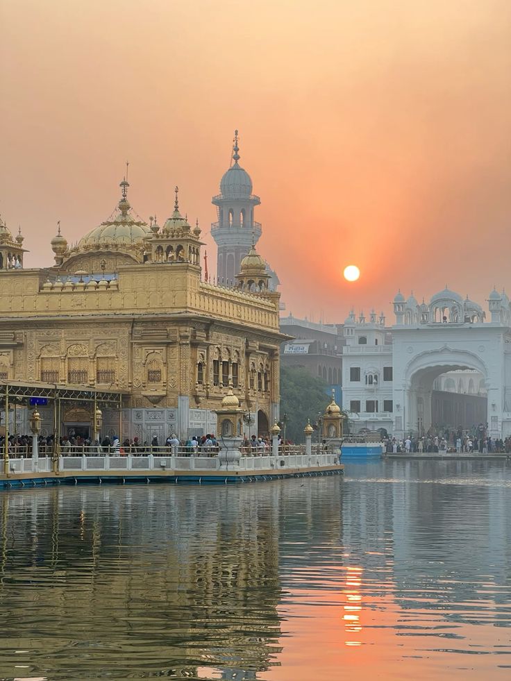 Golden Temple during sunrises 🌅