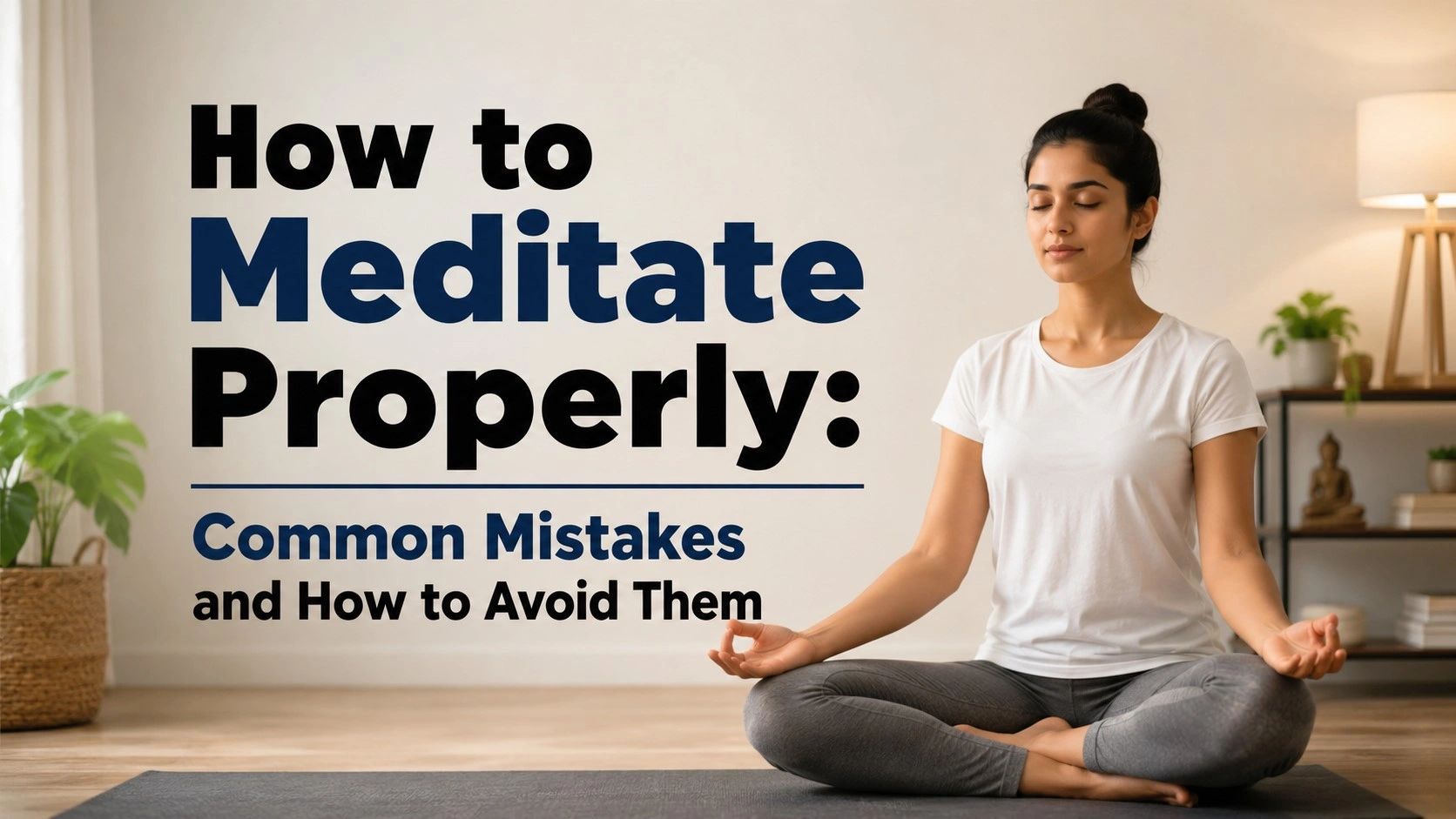 How to Meditate Properly: Some Mistakes and How to Avoid It
