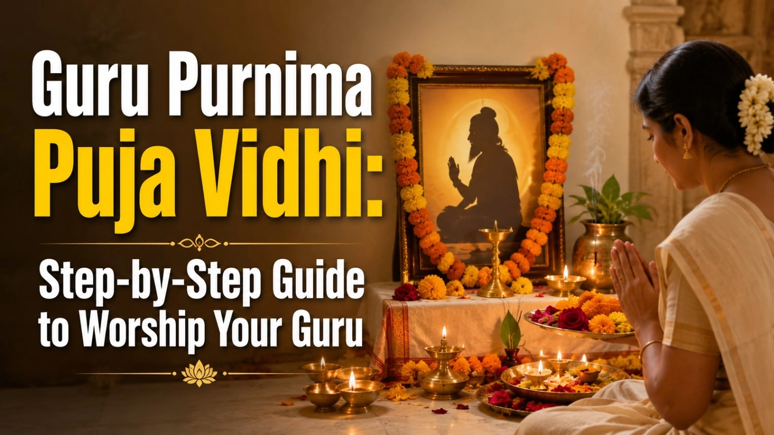 Guru Purnima Puja Vidhi: Step-by-Step Guide to Worship Guru