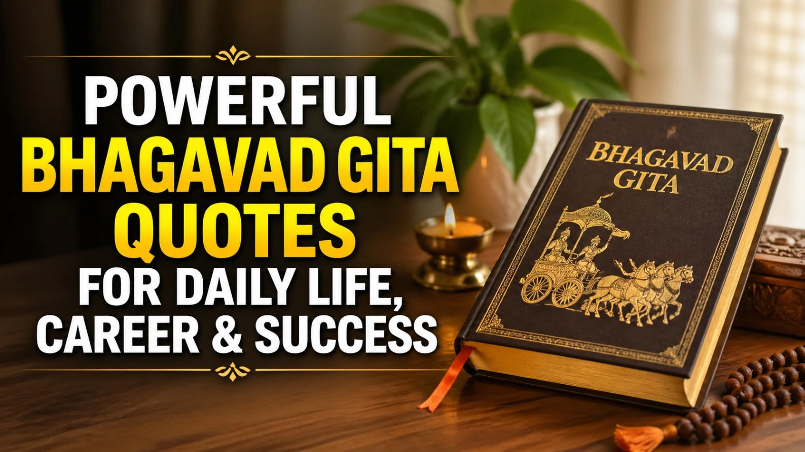 Powerful Bhagavad Gita Quotes for Daily Life, Career & Success