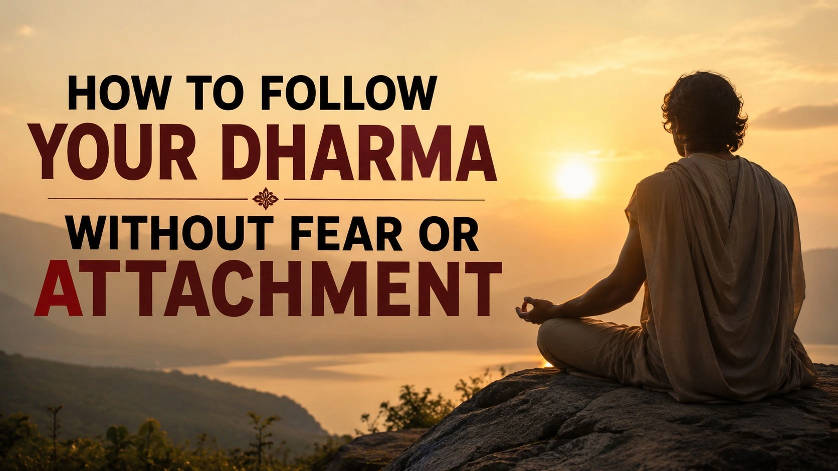How to Follow Your Dharma Without Fear or Attachment