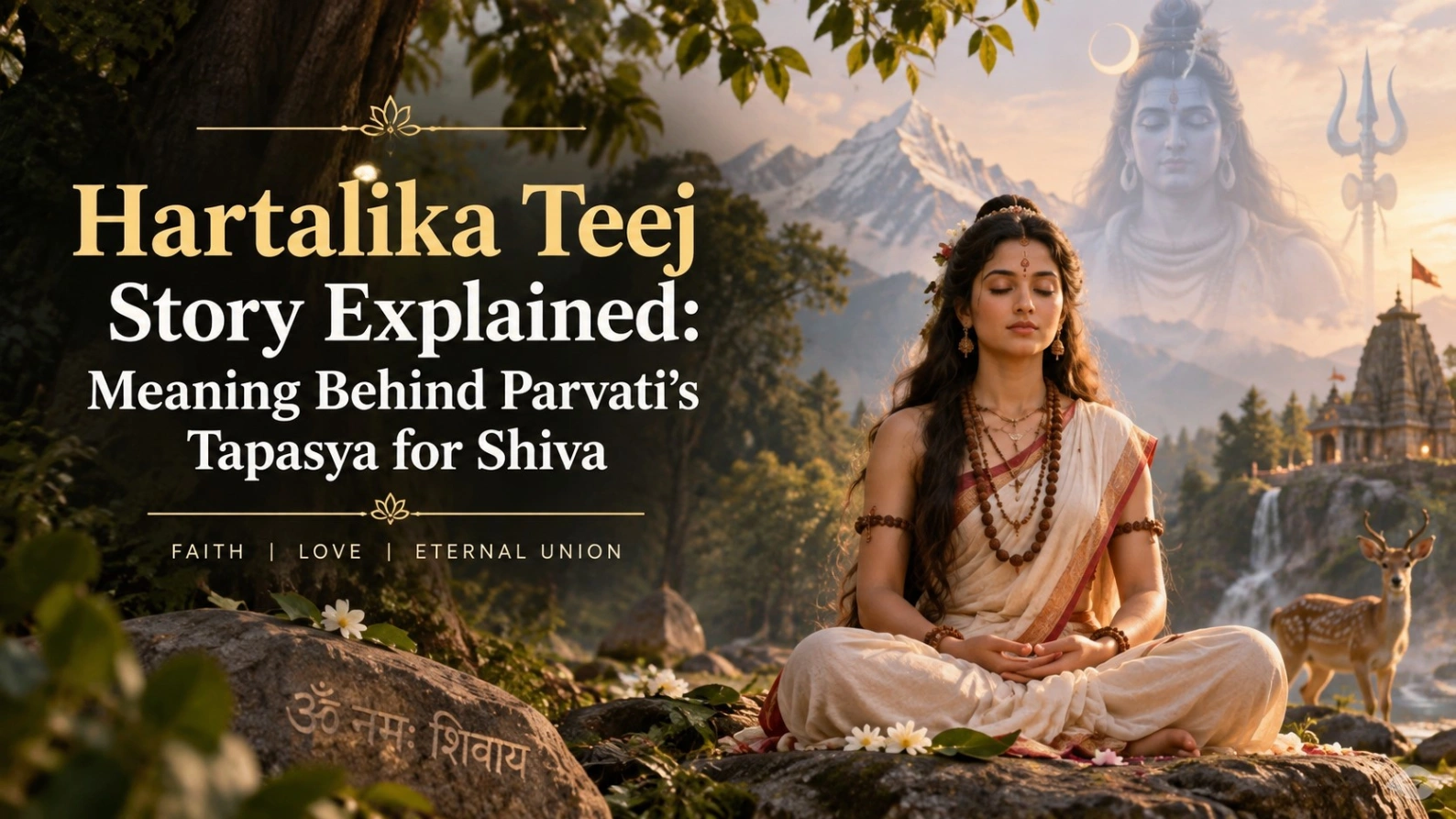 Hartalika Teej Story Meaning Behind Parvati Tapasya for Shiva