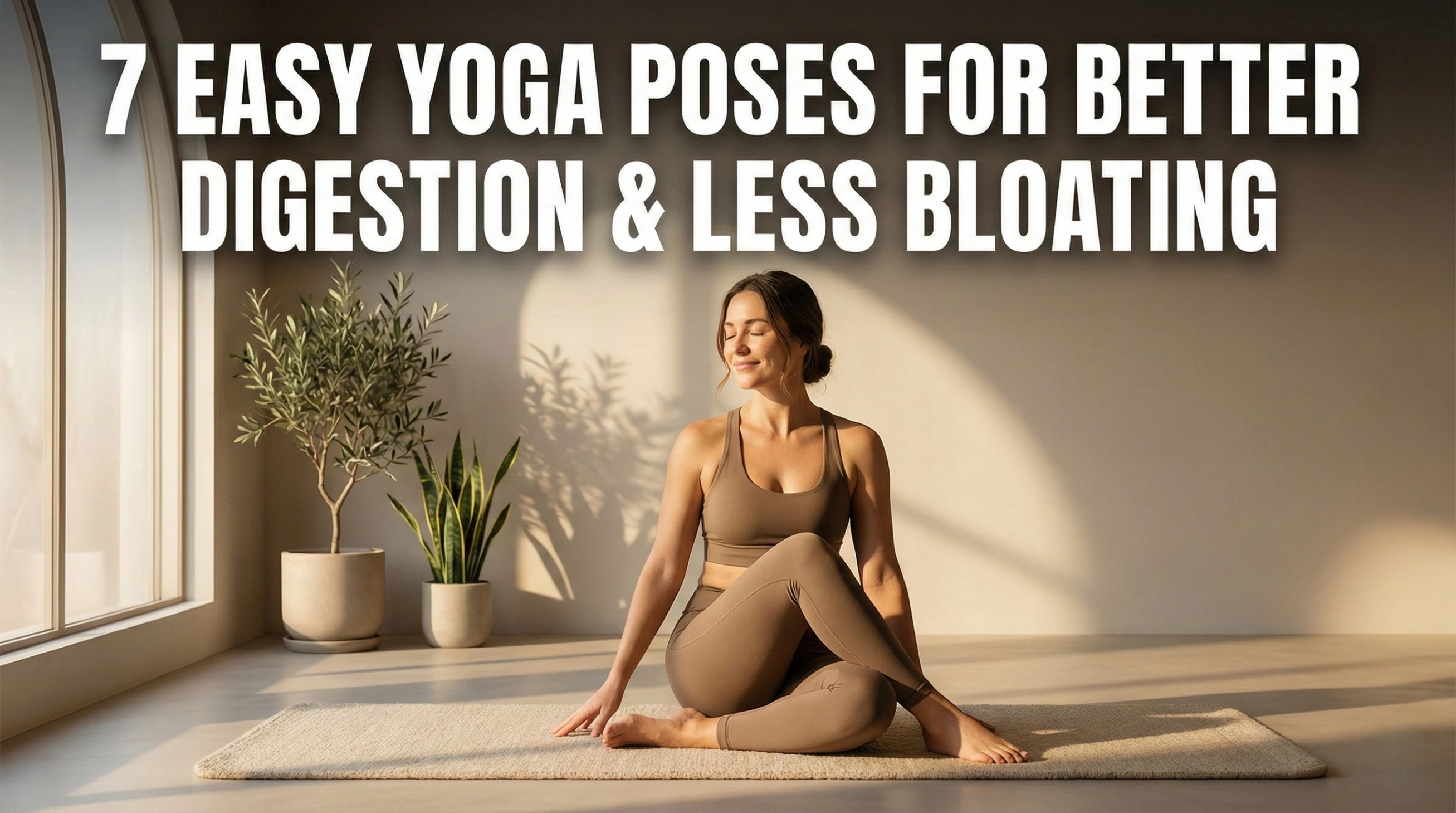 7 Easy Yoga Poses for Better Digestion and Less Bloating