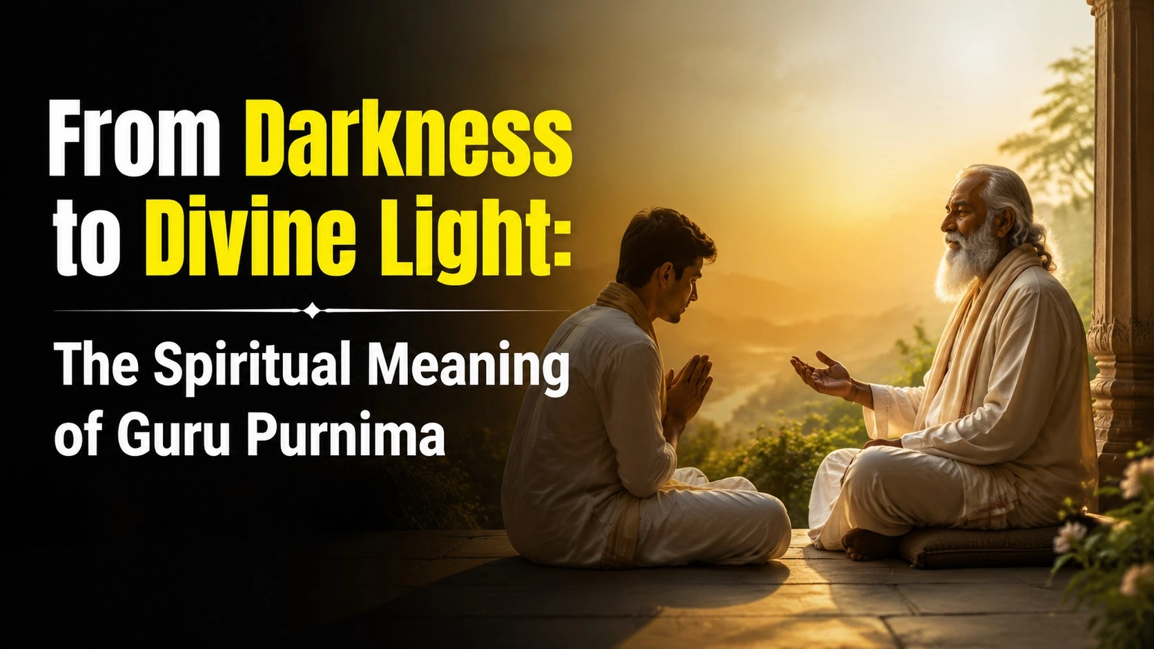 From Darkness to Divine Light: Meaning of Guru Purnima
