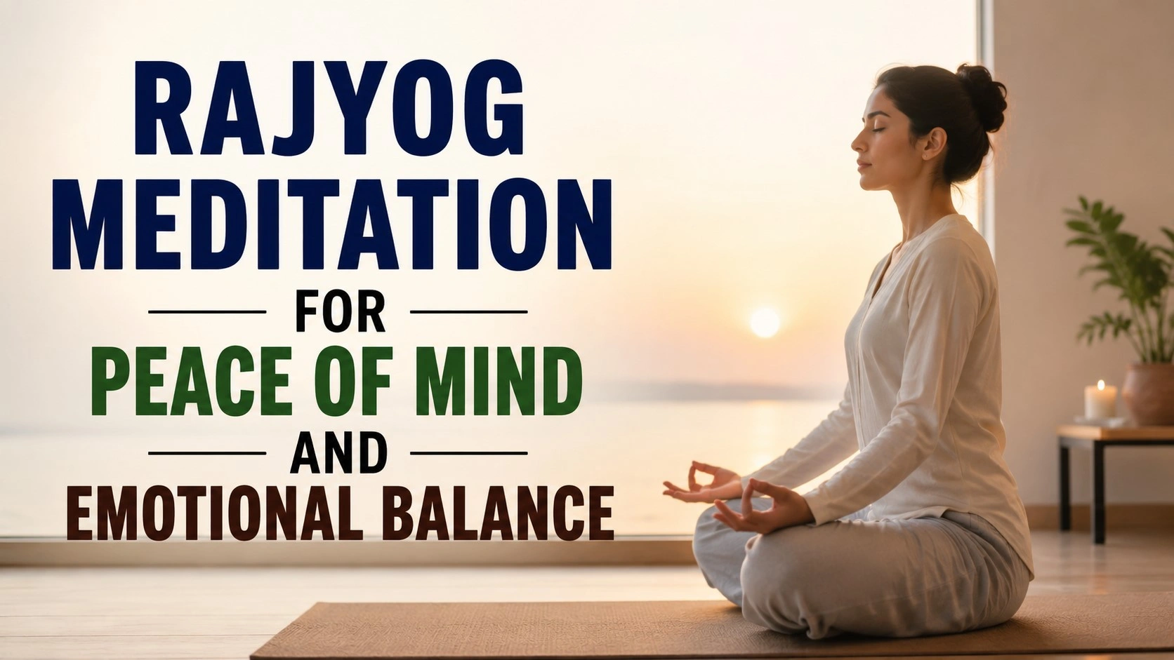 Rajyog Meditation for Peace of Mind and Emotional Balance