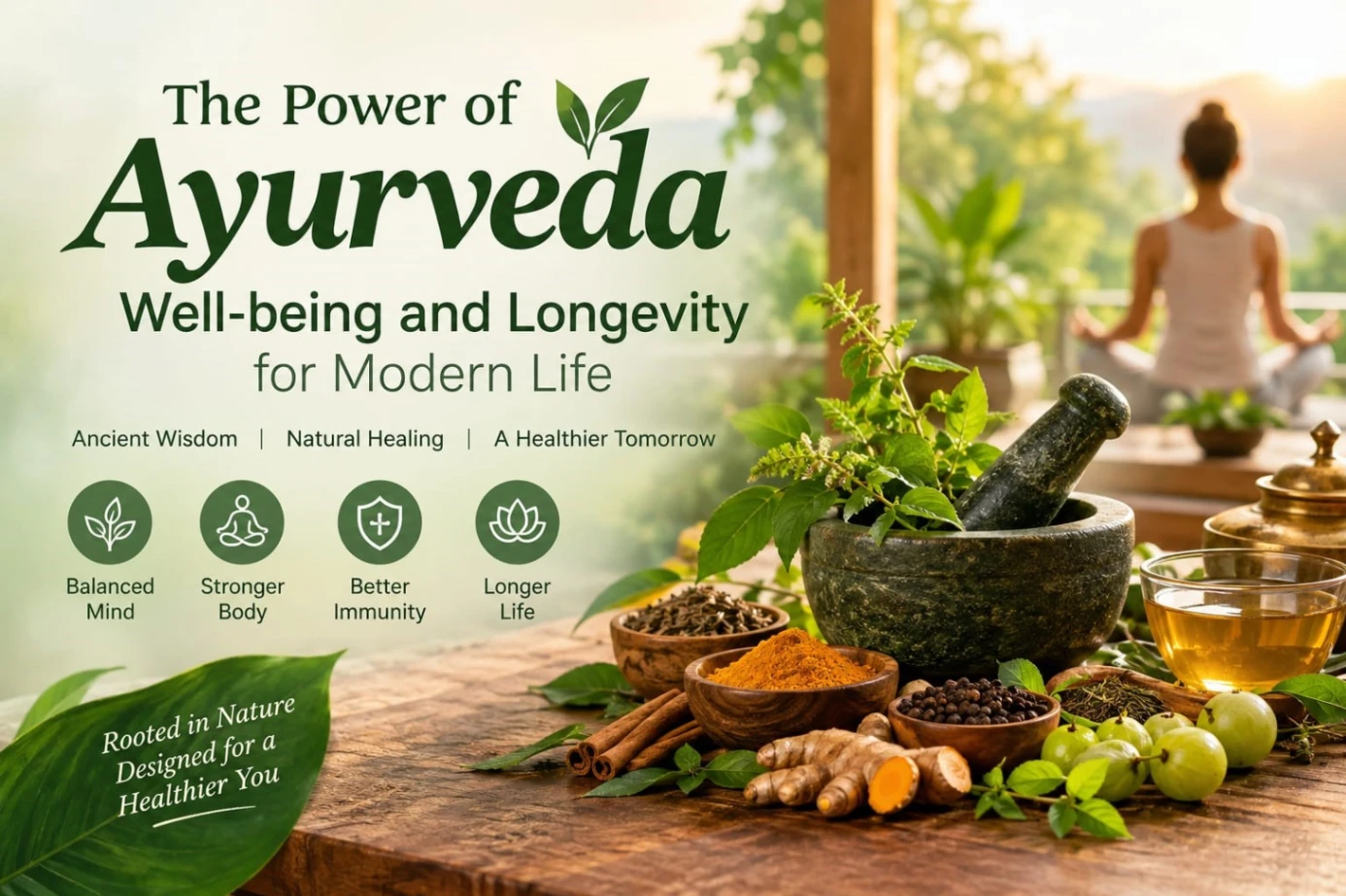 The Power of Ayurveda Well-Being and Longevity for Modern Life