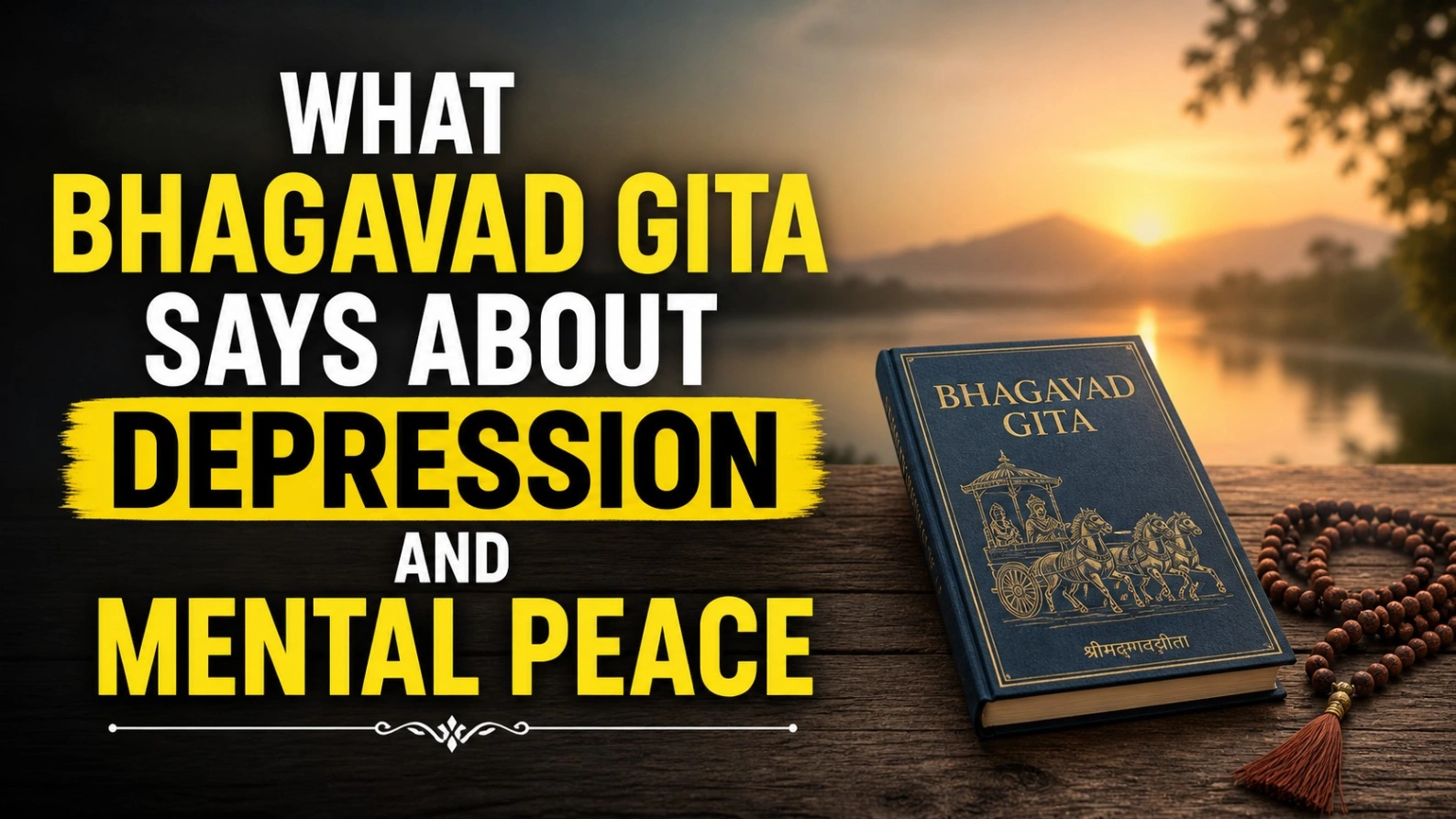 What Bhagavad Gita Says About Depression and Mental Peace