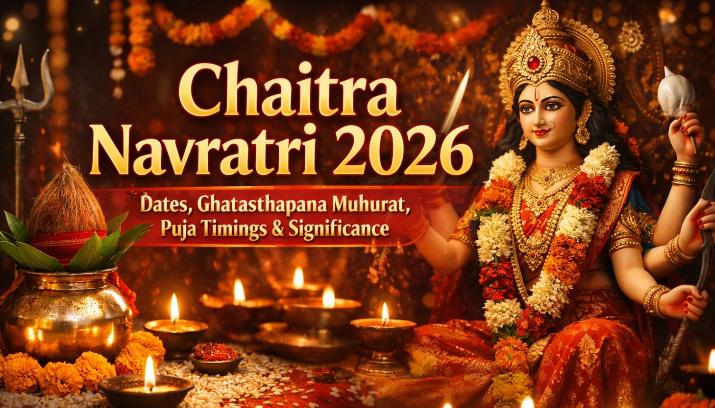 Chaitra Navratri 2026: Dates, Ghatasthapana Muhurat, Puja Timings & Significance
