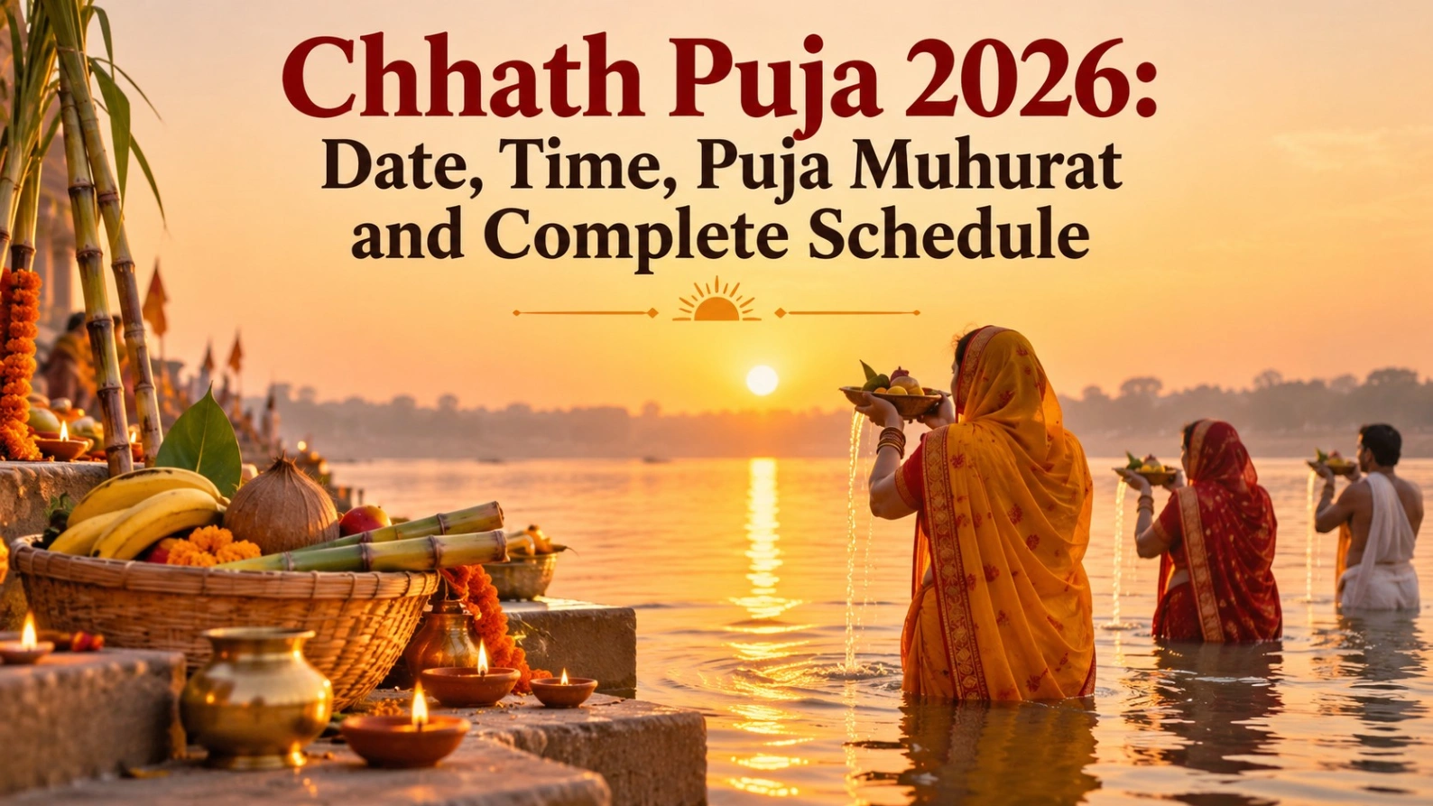 Chhath Puja 2026 Date,Time, Puja Muhurat & Complete Schedule