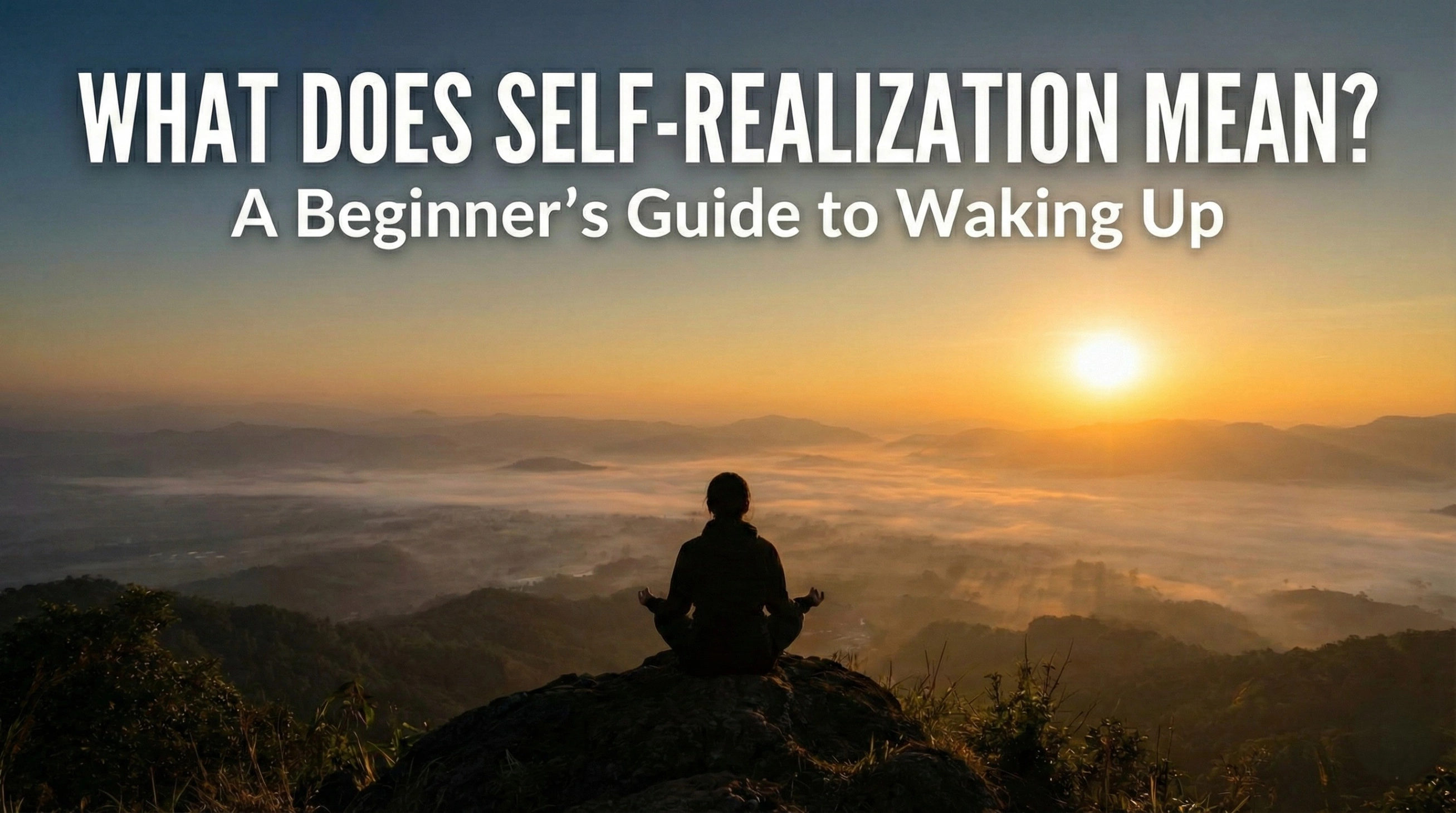 What Does Self-Realization Mean? A Beginner’s Guide to Waking Up