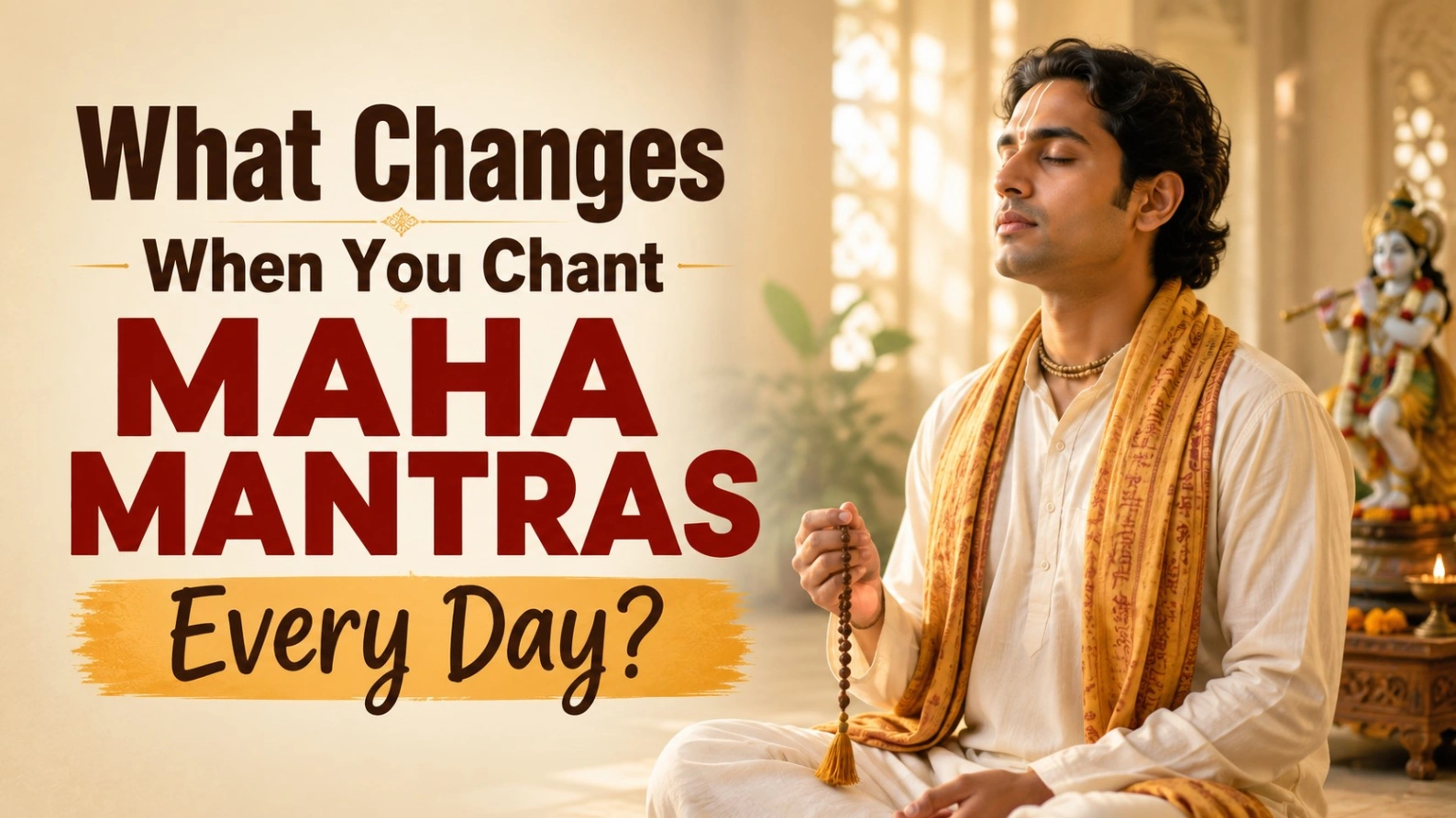 What Changes When You Chant Maha Mantras Every Day?