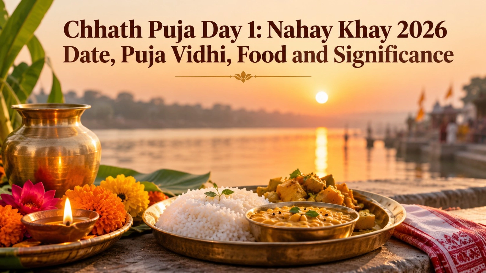 Chhath Puja Day 1 : Date , Puja Vidhi , Food & Significance