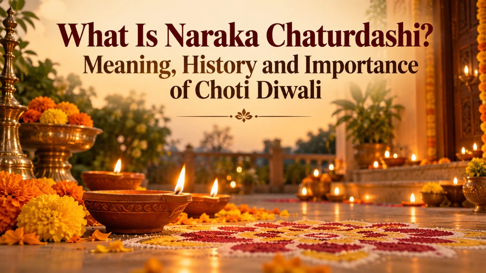 What Is Naraka Chaturdashi?History & Importance of Choti Diwali