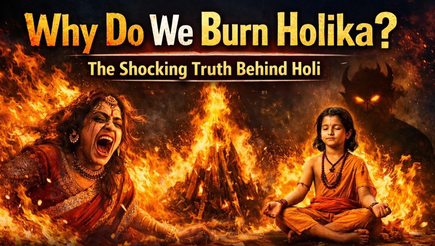 Why Do We Burn Holika? The Shocking Truth Behind Holi