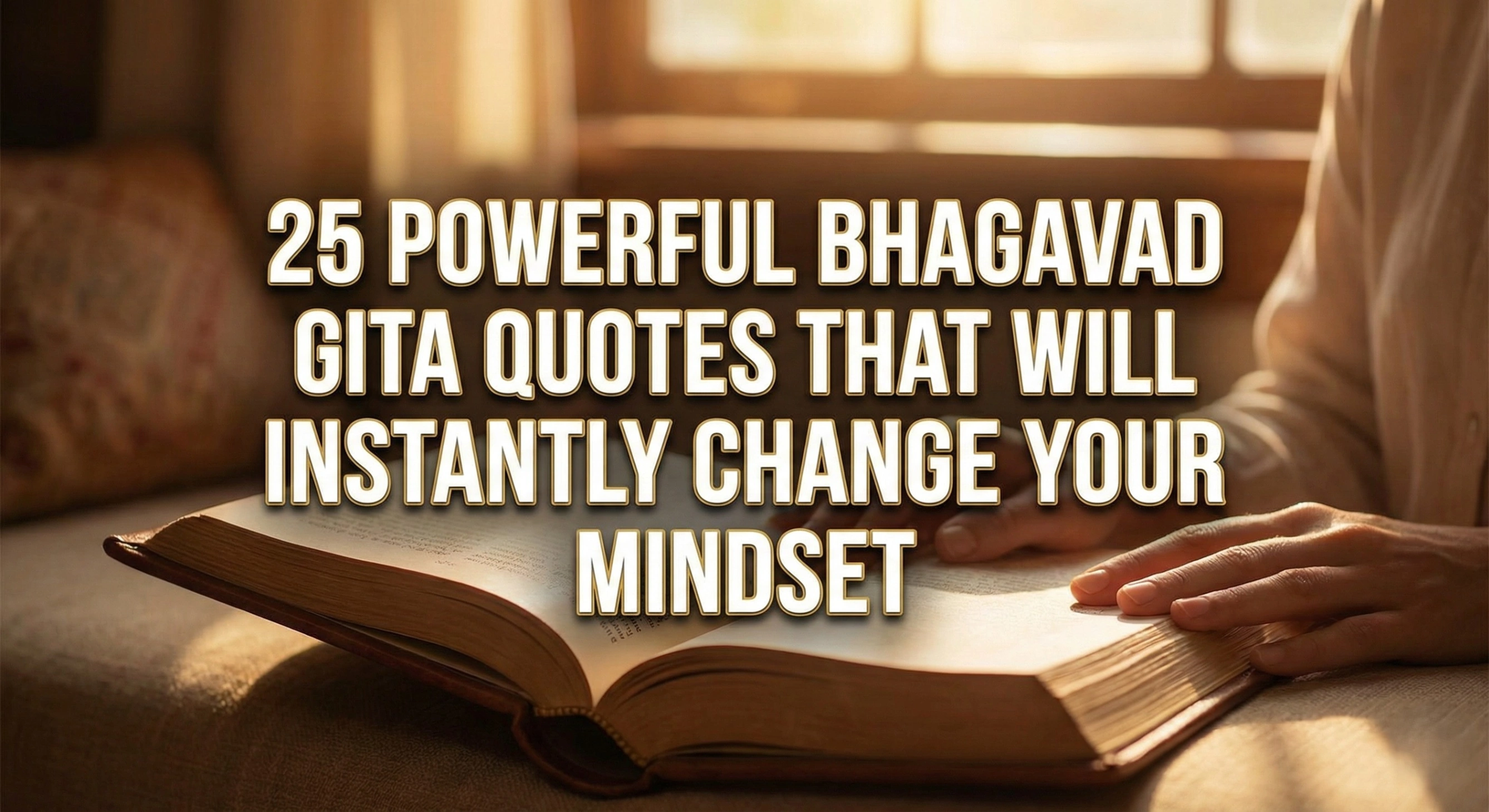 25 Powerful Bhagavad Gita Quotes That Will Instantly Change Your Mindset